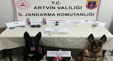 Artvin'de uyuşturucu operasyonunda yakalanan 2 zanlı tutuklandı