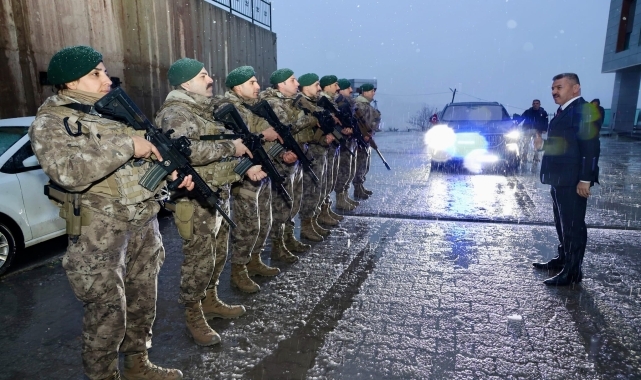Artvin Valisi Ergün'den Özel Harekat Şube Müdürlüğüne ziyaret