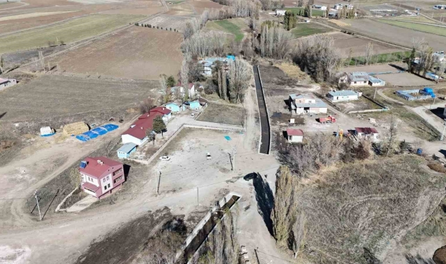 Aşağı Kırzı köyünde taşkın koruma inşaatında yüzde 85 fiziki gerçekleşmeye ulaşıldı