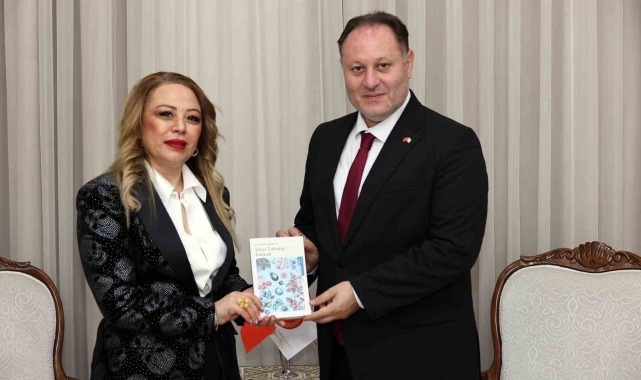 ASATUF Heyeti KKTC Cumhuriyet Meclisi Başkanı Öztürkler'i ziyaret etti