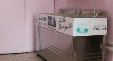 Ataşehir Belediyesi'nden okullara su arıtma cihazı