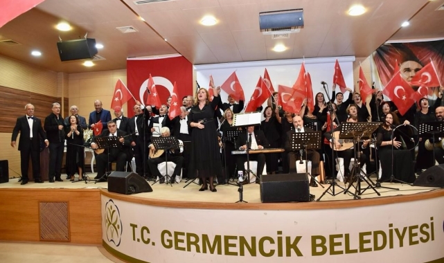 Atatürk, sevdiği şarkılarla Germencik'te anıldı