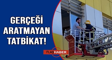 Ayancık'ta nefes kesen tatbikat