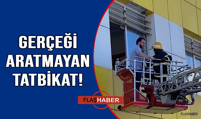 Ayancık'ta nefes kesen tatbikat