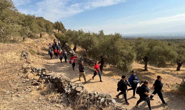 Aydınlılar, Büyükşehir'in doğa yürüyüşü etkinliğinde buluştu