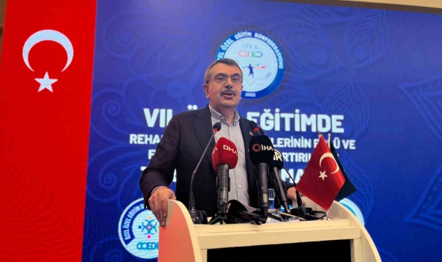 Bakan Tekin: "Özel eğitime ihtiyaç duyanlara verilecek bireysel eğitim desteğini sabit göstergeye endekslersek çok güzel olacak"