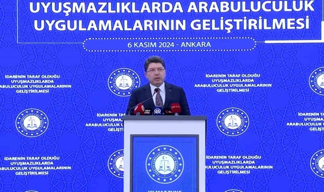Bakan Tunç: "Arabuluculuğa önem vermeye devam edeceğiz"