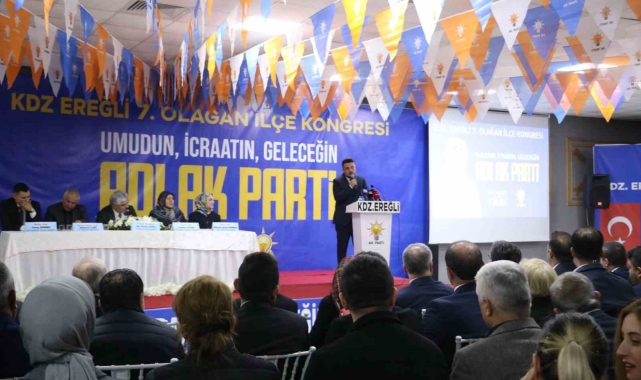 Bakan Yumaklı, AK Parti Karadeniz Ereğli İlçe Başkanlığı kongresinde konuştu