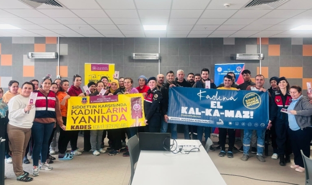 Balık fabrikası çalışanlarına jandarmadan bilgilendirme