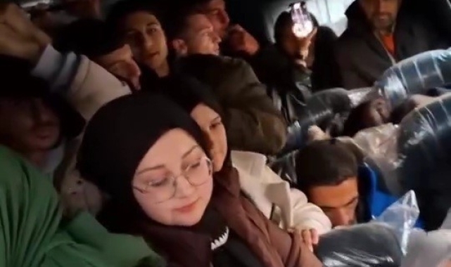Balık istifi yolculuk kamerada