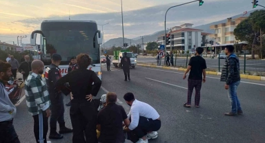 Balıkesir'de yolcu otobüsü genç kıza çarptı: 1 yaralı
