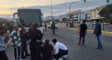 Balıkesir'de yolcu otobüsü genç kıza çarptı: 1 yaralı