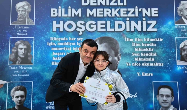 Başarı belgeleri Başkan Amcadan