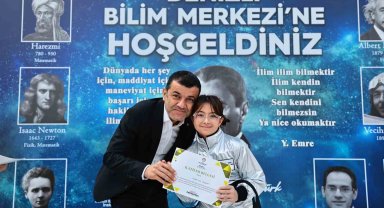 Başarı belgeleri Başkan Amcadan