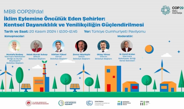 Başkan Gökhan Yüksel, COP29'da konuşmacı olarak yer alacak