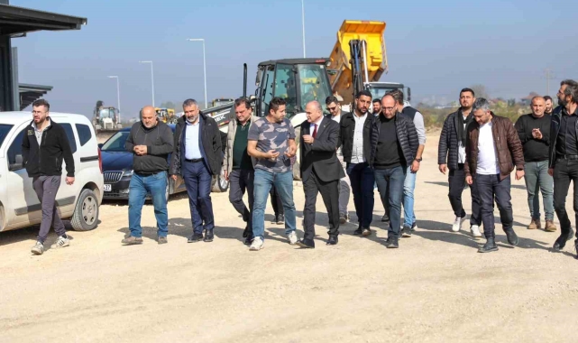 Başkan Özlü'den çalışmalara yakın markaj