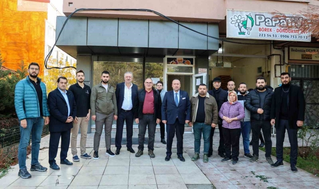 Başkan Yalım esnaflarla bir araya geldi