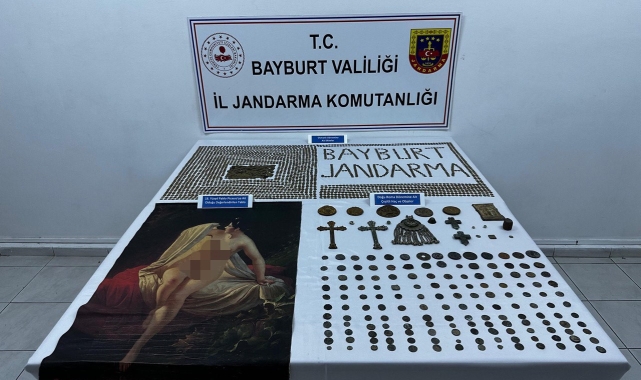 Bayburt'ta dünyaca ünlü ressam Picasso'ya ait tablo ele geçirildi