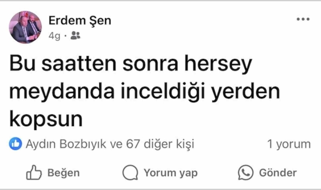 Belediye başkanı ve şoförünü öldüren katil zanlısından dikkat çeken paylaşım: "İnceldiği yerden kopsun"