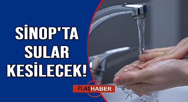 Belediyeden su kesintisi uyarısı