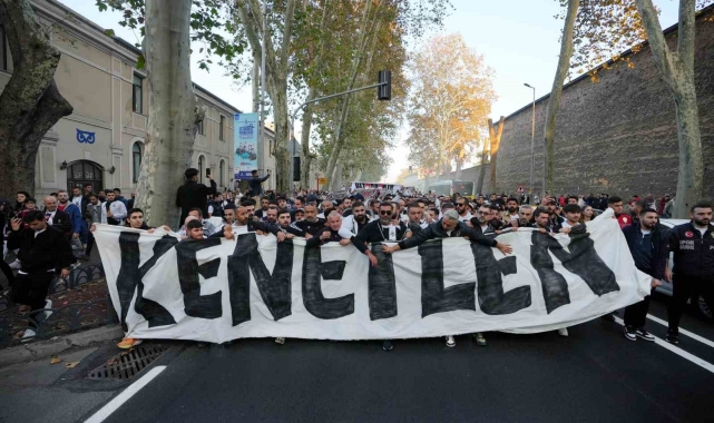 Beşiktaş taraftarından sessiz yürüyüş