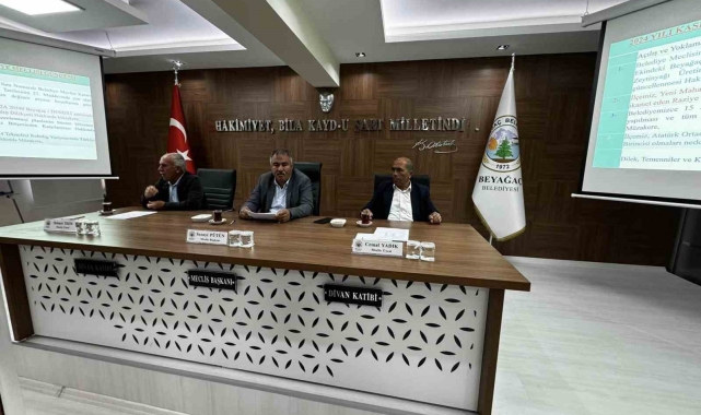Beyağaç Belediye Meclisi Kasım ayı toplantılarını tamamladı