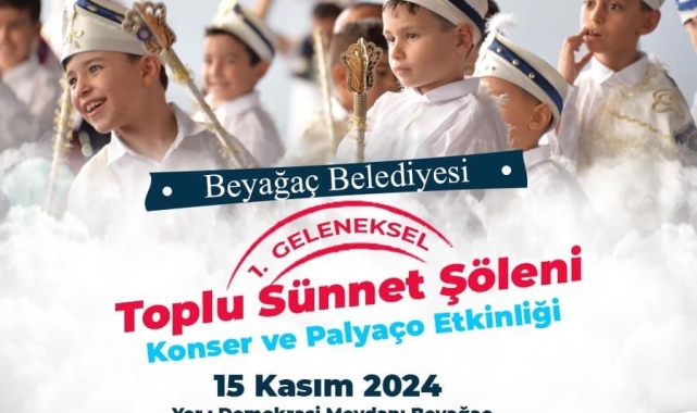 Beyağaç Belediyesinden toplu sünnet şöleni