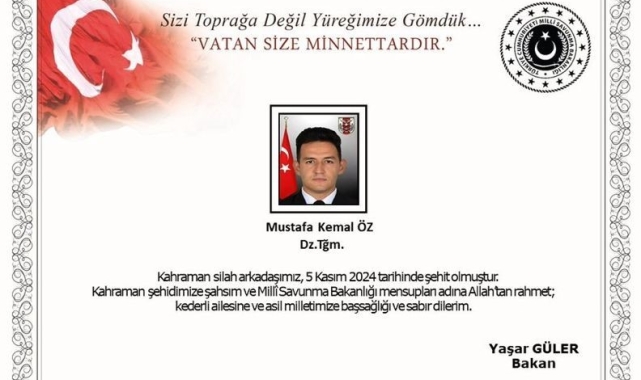 Beykoz Su Altı Savunma Komutanlığı'nda meydana gelen kazada 1 asker şehit oldu