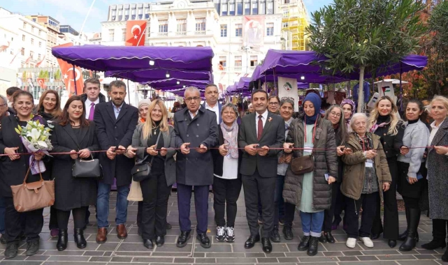 Beyoğlu Belediyesi tarafından kurulan 'Kadın El Emeği Pazarı' açıldı