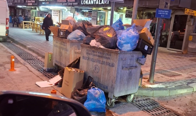 Bilecik&#039;te çöp krizi yeniden başladı