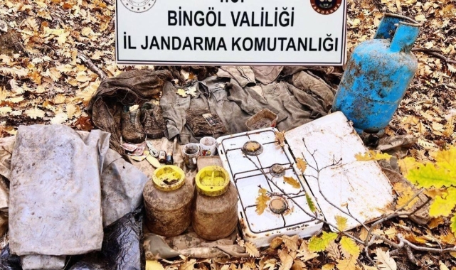 Bingöl'de teröristlerin inlerine girildi