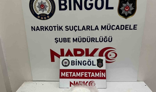 Bingöl'de uyuşturucu operasyonu