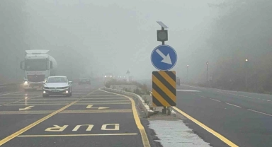 Bolu Dağı'nda sis etkili oluyor
