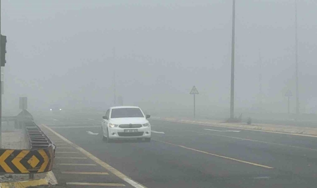 Bolu'da sis etkili oluyor