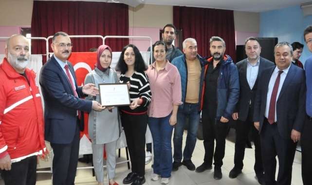 Boyabat'ta kan bağışı kampanyası düzenlendi
