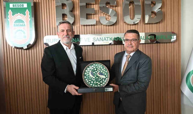 BTSO başkanı Burkay'dan BESOB'a tarihi ziyaret