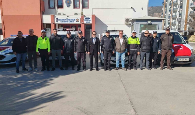Buıharkent İlçe Emniyetine 2 yeni araç daha katıldı