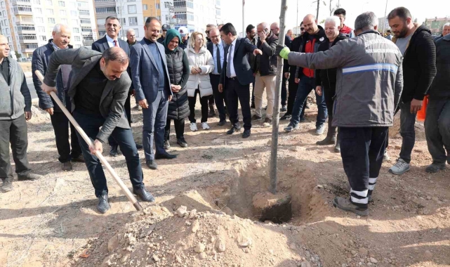 Bünyan'da fidan dikim etkinliği düzenlendi