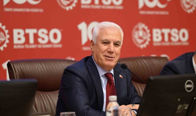 Bursa Büyükşehir Belediye Başkanı Mustafa Bozbey BTSO'nun konuğu oldu