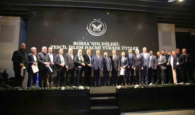 Bursa Ticaret Borsası 100. yıl ödül töreni düzenledi