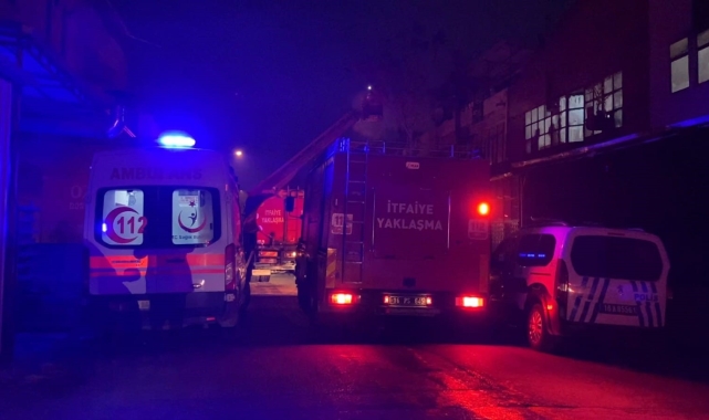 Bursa'da korkutan yangın büyümeden söndürüldü