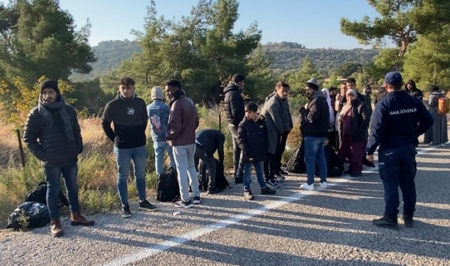 Çanakkale'de 27 kaçak göçmen yakalandı