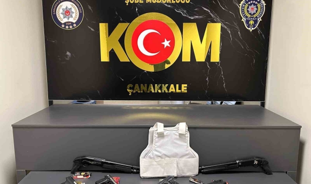 Çanakkale'de silah ticareti yapan 6 şüpheli yakalandı