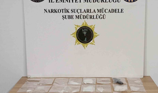 Çarşamba'da paket paket uyuşturucu ele geçti