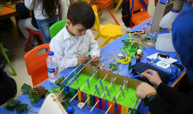 Çayırovalı minikler geri dönüşüme katkı sağladı