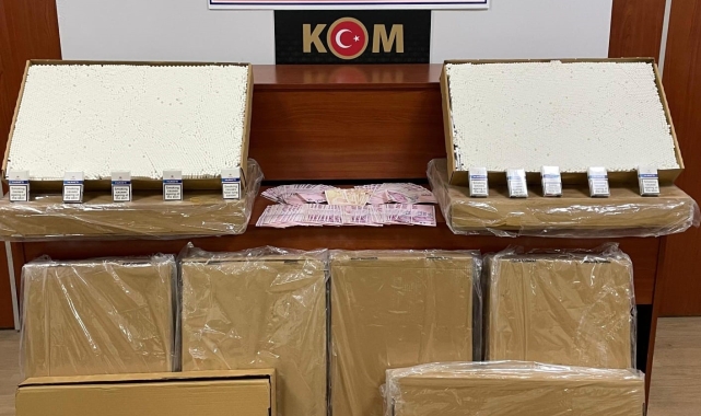 Çerkezköy'de kaçak sigara operasyonu: 50 bin makaron ele geçirildi