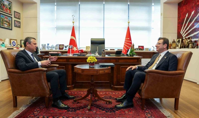 CHP Genel Başkanı Özel, Ekrem İmamoğlu'nu kabul etti
