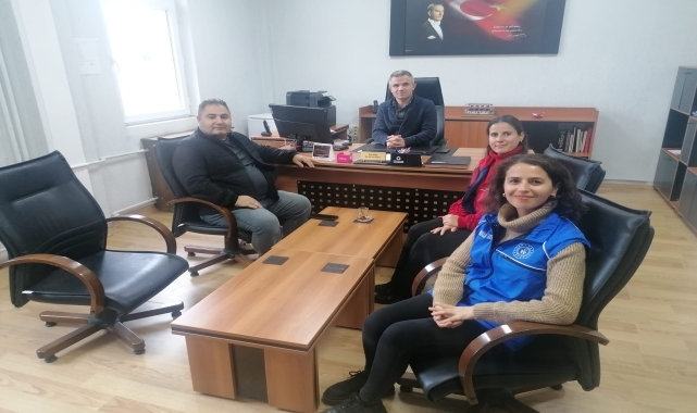 Cide Gençlik ve Spor İlçe Müdürlüğü ekipleri kurumları ziyaret etti