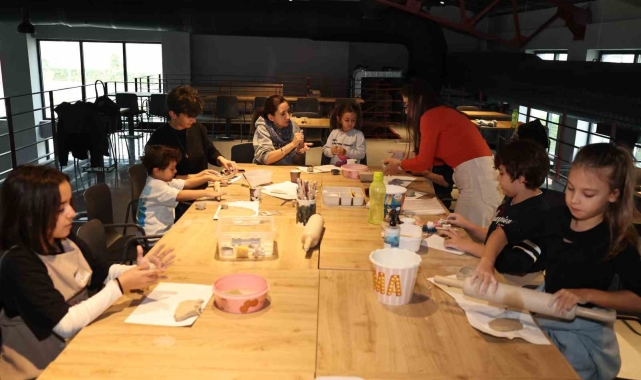 Çocuklar seramik sanatıyla tanıştı