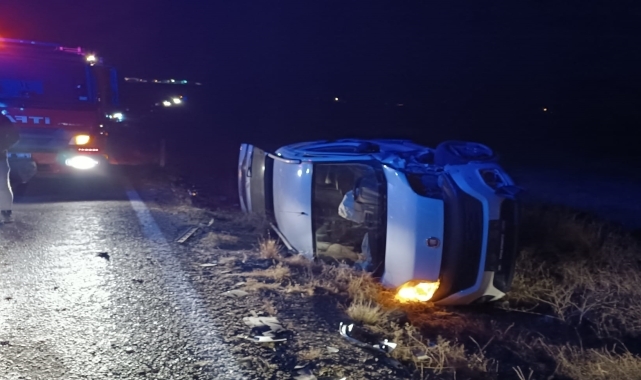 Çorum'da otomobille hafif ticari aracın çarpışması sonucu 7 kişi yaralandı